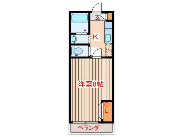 北山ハイツの物件間取画像